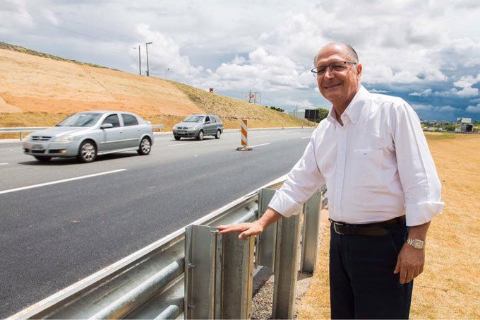 ALCKMIN: o governador tem entre 6% e 12% das intenções de voto nas últimas pesquisas (Geraldo Alckmin/Divulgação)