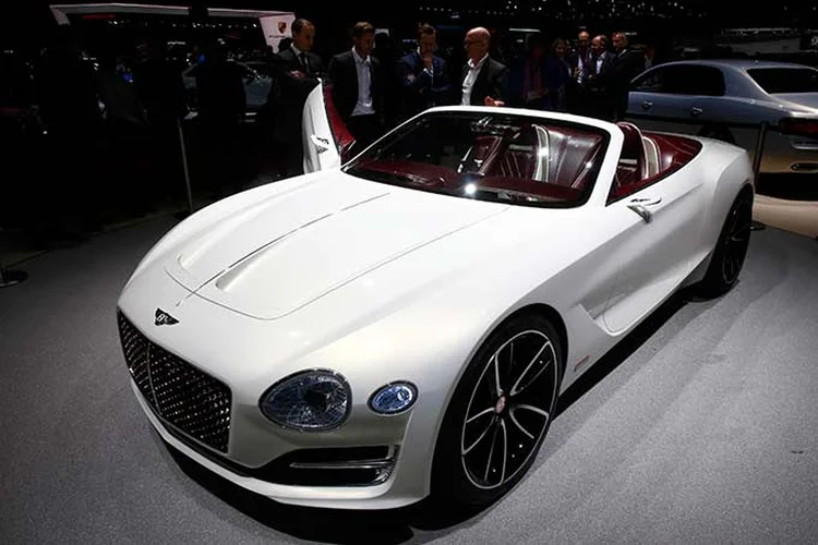 Bentley EXP 12 Speed ​​6e: primeiro 100% elétrico da fabricante britânica. (Arnd Wiegmann/Reuters)