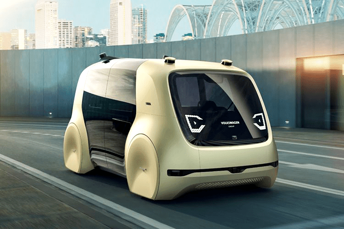 Volkswagen mostra seu 1º carro-conceito sem volante e pedais