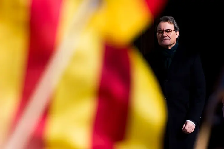 Catalunha: junto a Mas, também foram condenadas duas integrantes de seu governo na época (Alex Caparros/Getty Images)
