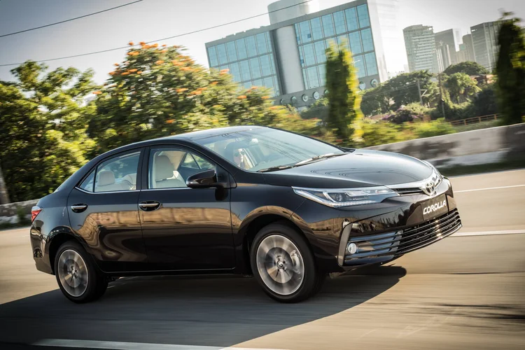 Toyota Corolla: modelo tem o seguro mais caro do levantamento no Rio de Janeiro (Toyota/Divulgação)