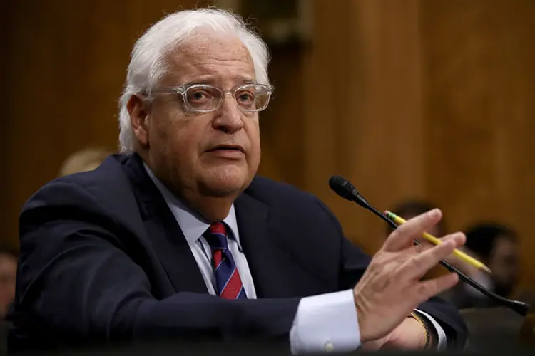 David Friedman: o novo embaixador também se mostrou à favor de transferir a embaixada dos Estados Unidos de Tel Aviv para Jerusalém (Win McNamee/Getty Images)