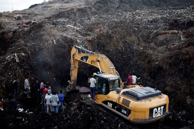 Número de mortos em deslizamento de lixão na Etiópia sobe para 72