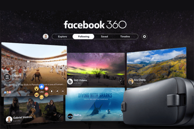 App do Facebook em 360º faz usuário viajar sem sair do lugar