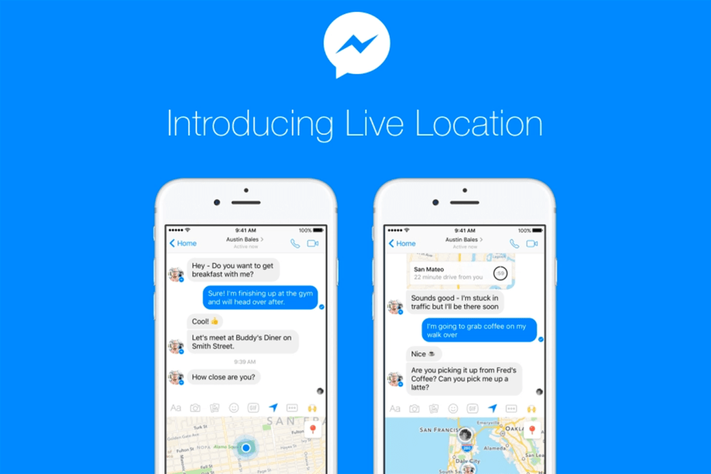 Facebook permite compartilhar sua localização em tempo real