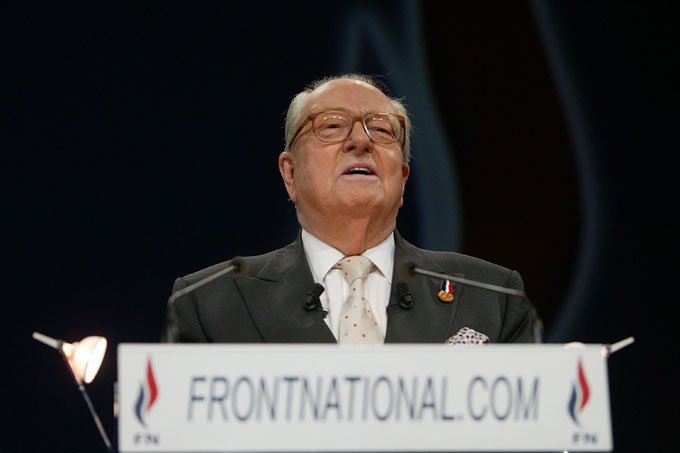Jean-Marie Le Pen: os dois têm tido fortes desentendimentos nos últimos tempos (Getty/Getty Images)