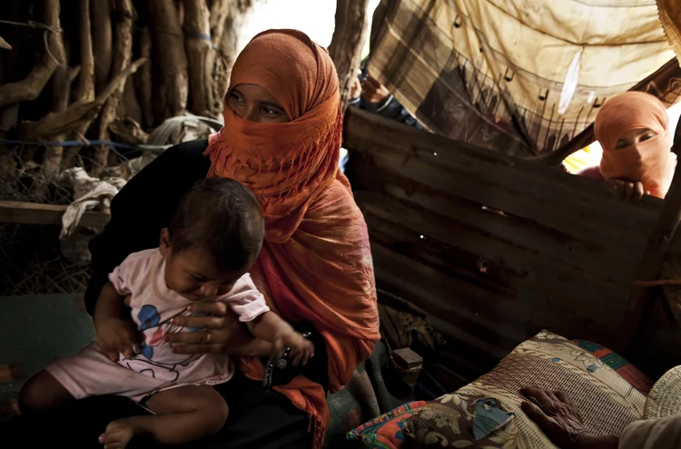 Criança: segundo o Unicef, o número de crianças que sofrem de desnutrição aguda severa aumentou 200% (Brent Stirton/Reportage/Getty Images)