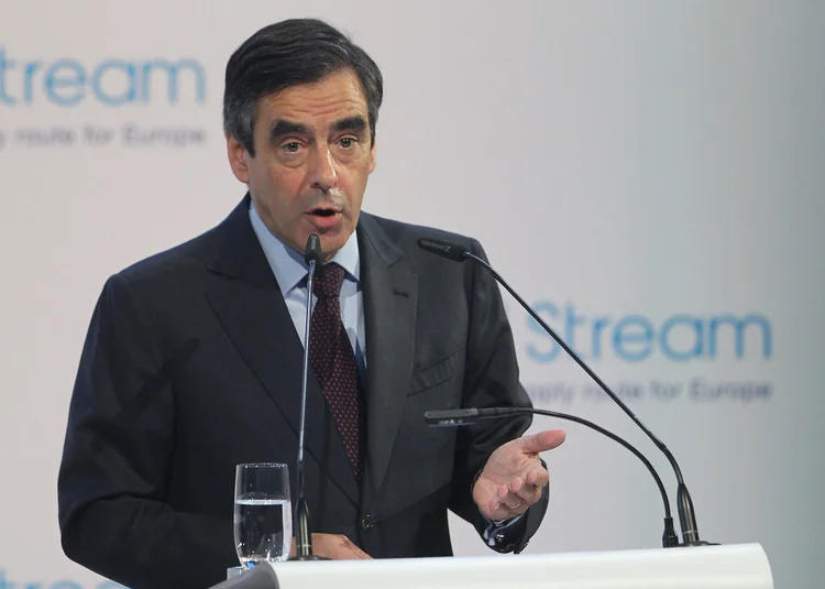 François Fillon: a reunião teria ocorrido no Fórum Econômico Internacional de 2015 (Sean Gallup/Getty Images)