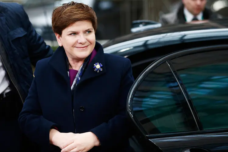 Beata Szydlo: a premiê afirmou que o documento "é finalmente aceitável para todos" (Dean Mouhtaropoulos/Getty Images)