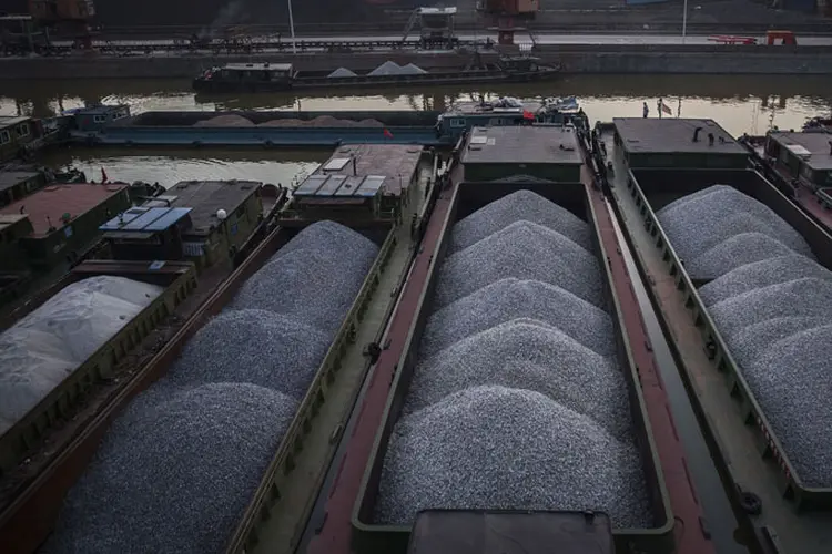 Exportações: o governo busca extrair mais de seu setor de mineração após uma queda (Getty Images)