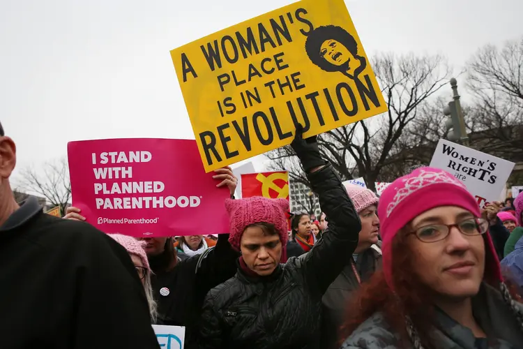 Marcha das mulheres: "O poder das urnas" é o lema do protesto convocado em Las Vegas (Mario Tama/Getty Images)