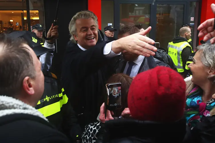O líder do Partido da Liberdade, da Holanda, Geert Wilders: político prometeu "desislamizar" a Holanda (Dean Mouhtaropoulos/Getty Images)