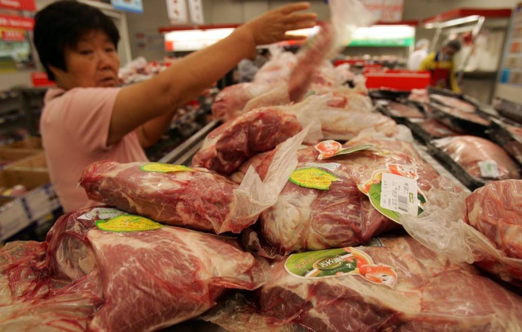 Carne: a cidade recolherá a carne dos 21 estabelecimentos investigados na Operação Carne Fraca (China Photos/Getty Images)
