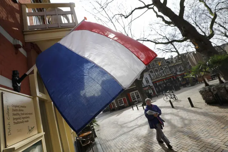 Holanda: o debate desta terça entre os candidatos que lideram as pesquisas, dos oito maiores partidos, é tão importante (Yves Herman/Reuters)