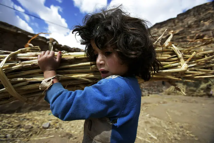 Iêmen: o número de pessoas em risco de crise de fome no país aumentou 21% desde junho do ano passado (Brent Stirton/Getty Images)