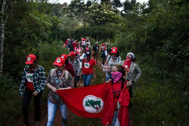 MST: o ato integra um conjunto de ações do MST planejado para o Dia Internacional da Mulher (Facebook MST/Divulgação)