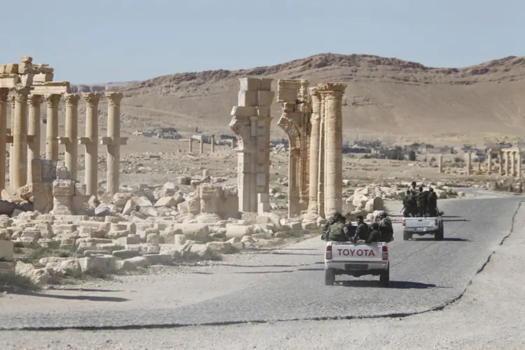 Palmira: esta é a segunda campanha do governo para retomar o local (Reuters)