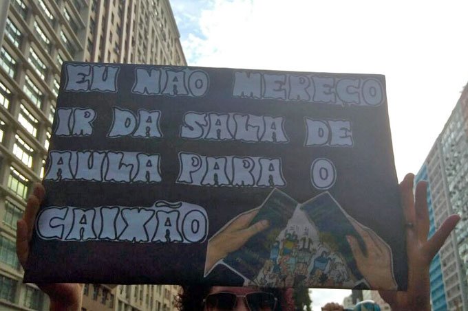 Escolas param contra a reforma da Previdência no Rio