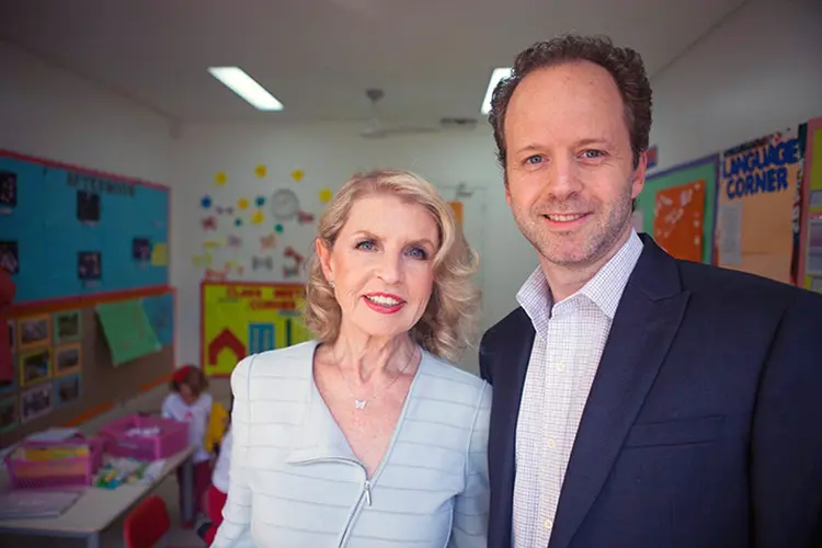 Raquel e Michel Lam: eles estão investindo em uma escola de elite em Higienópolis (Escola Internacional de São Paulo/Divulgação)