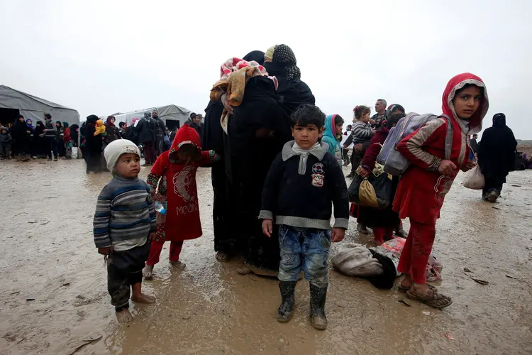Refugiados: aproximadamente 30 mil pessoas chegaram à Grécia desde 20 de março de 2016, um número muito inferior aos 989 mil registrados nessa mesma data de 2015 (Khalid al Mousily/Reuters)