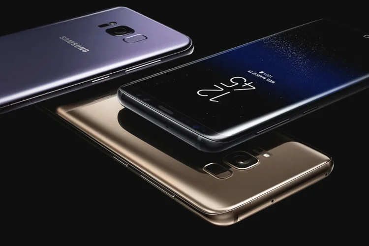 S8: o smartphone foi apresentado hoje durante um evento da Samsung em Nova York (Samsung/Divulgação)