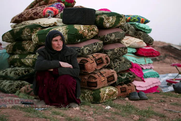 Síria: seis anos de guerra fizeram com que 6,3 milhões de pessoas se transformassem em deslocados internos na Síria (Rodi Said/Reuters)