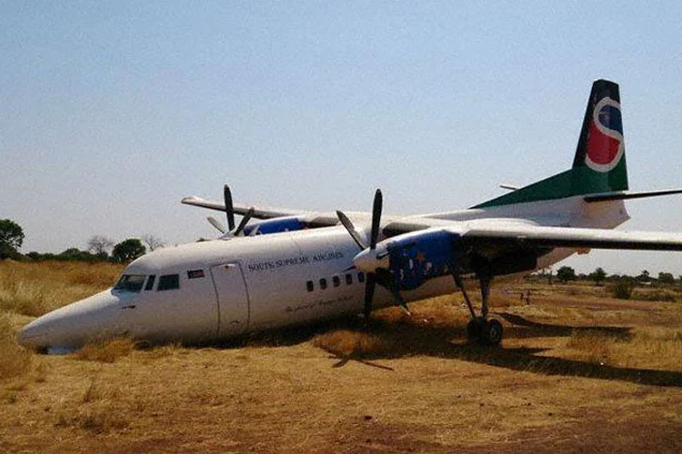 Acidente: o avião voava da capital, Juba, a Wau (South Supreme Airlines/Divulgação)