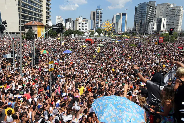 Carnaval na capital paulista: previsões indicam crescimento do carnaval por todo o estado (Foto/Reuters)
