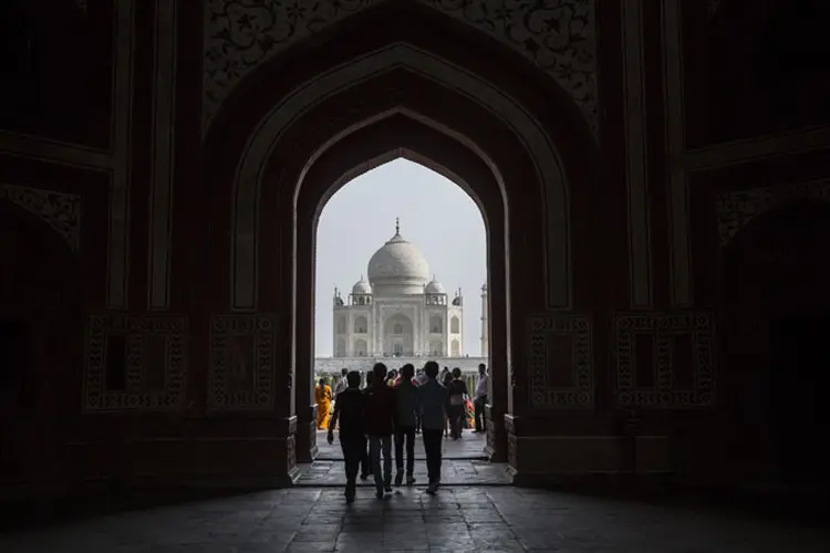 Taj Mahal: as autoridades mobilizaram equipes de remoção de bombas e unidades de elite (Daniel Berehulak/Getty Images)