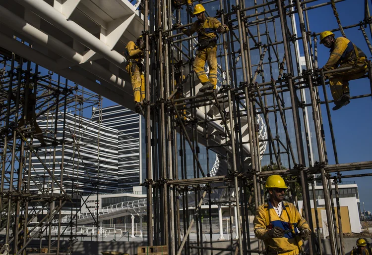 Construção: índice relativo a Materiais, Equipamentos e Serviços teve variação de 0,56% em dezembro (Dado Galdieri/Bloomberg)