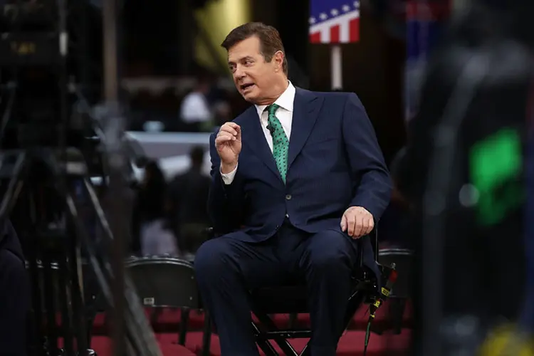 Campanha: "agradecemos ao senhor Manafort por se oferecer de forma voluntária", afirmou um porta-voz de Trump (Win McNamee/Getty Images)