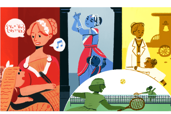 No Dia Internacional da Mulher, Doodle do Google faz homenagem