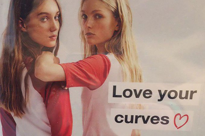 Zara: a famosa grife de roupas tenta falar sobre a diversidade e a aceitação com uma frase de impacto: “Love your curves” (AdNews)