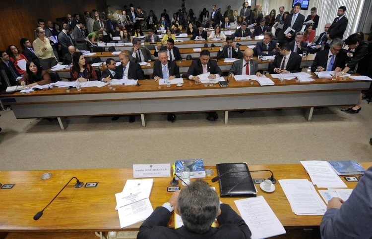 CCJ: um dos pontos mais polêmicos é o que trata da ação penal privada (Pedro França/Agência Senado)