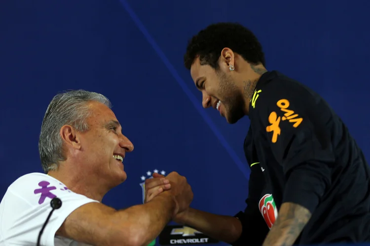 O Brasil é "forte, competitivo, com qualidade técnica individual, com estilo de jogo consolidado", diz Tite (Paulo Whitaker/Reuters)
