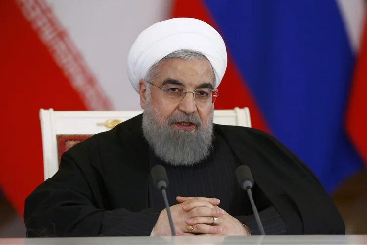 Hassan Rohani: o presidente herdou um país com uma economia prejudicada pelas sanções internacionais e os gastos de antecessor (Sergei Karpukhin/Reuters)