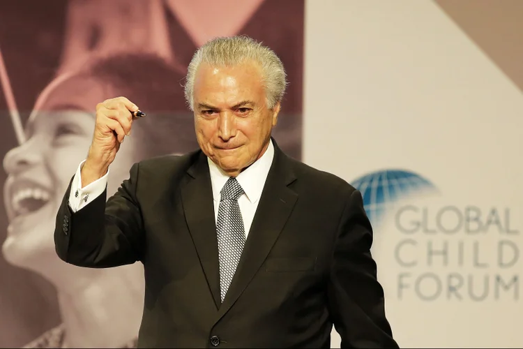 Temer: o presidente disse que era preciso "aprender" que ceder ao Congresso Nacional não é recuar (Nacho Doce/Reuters)