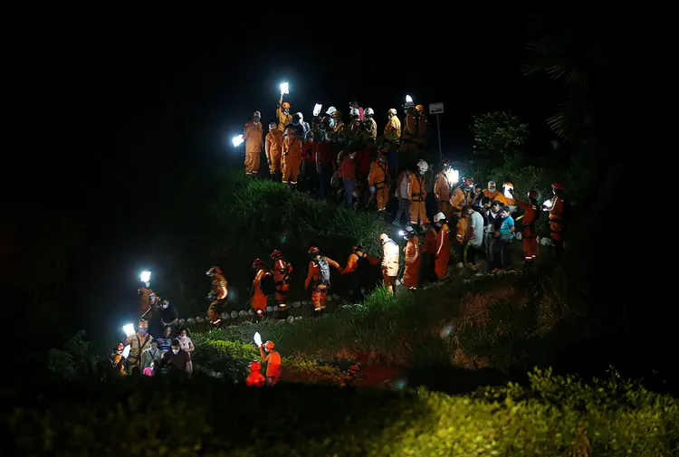 Colômbia: dos 301 mortos, 173 foram identificados e ainda há necrópsias para realizar (Jaime Saldarriaga/Reuters)