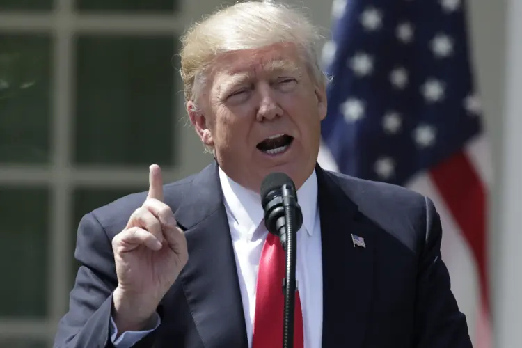 Donald Trump: sobre o decreto da saída do Nafta, não está claro se ele será emitido pelo presidente Donald Trump (Yuri Gripas/Reuters)
