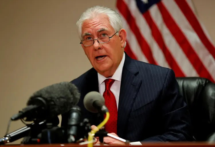 Tillerson: "Estamos considerando uma resposta apropriada para este ataque químico que viola todas as resoluções prévias da ONU" (Joe Skipper/Reuters)