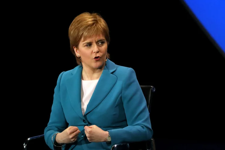 Nicola Sturgeon: a líder considera que May cometeu um "enorme erro de cálculo" ao antecipar as eleições gerais (Shannon Stapleton/Reuters)