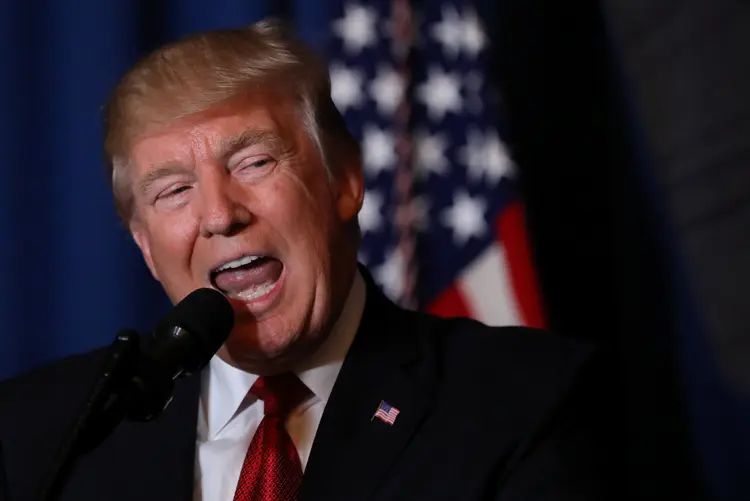 O Presidente Donald Trump: na época da campanha, ele dizia que era fácil governar (Carlos Barria/Reuters)