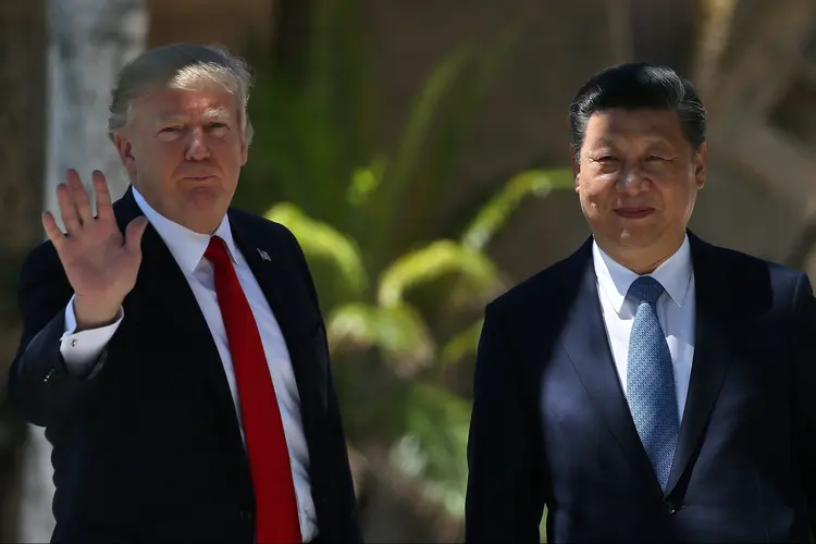 Xi Jinping: ele fez um telefonema para Trump no qual debateram a situação do país (Carlos Barria/Reuters)