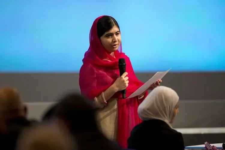 Malala: "Meu futuro me entusiasma", escreveu Malala (Matt Dunham/Reuters)