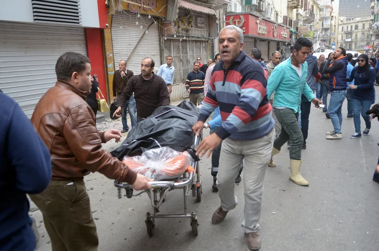 Ataques terroristas no Egito: Estado Islâmico assumiu autoria dos atentados (Fawzy Abdel Hamied/Reuters)