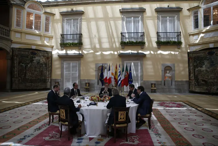 Líderes: o encontro é o terceiro com o formato dos países do sul da UE (Juan Medina/Reuters)