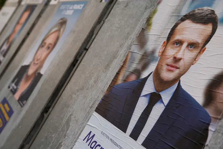 Emmanuel Macron e Marine Le Pen (REUTERS/Gonzalo Fuentes/Reuters)