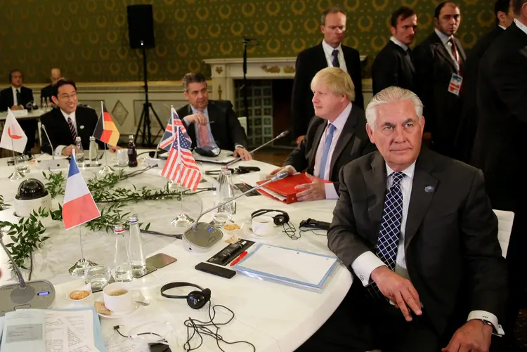 Líderes: os chefes da diplomacia dos países do G7 estão reunidos desde segunda-feira na cidade italiana de Lucca (Max Rossi/Reuters)