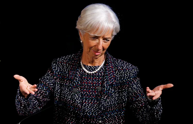 Lagarde: sua saída permite que o FMI busque substituto, informou a instituição em um comunicado divulgado nesta terça-feira (Francois Lenoir/Reuters)
