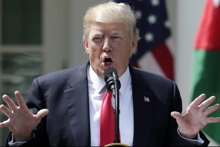 Donald Trump: o governo americano advertiu o governo norte-coreano sobre as provocações das últimas semanas (Yuri Gripas/Reuters)